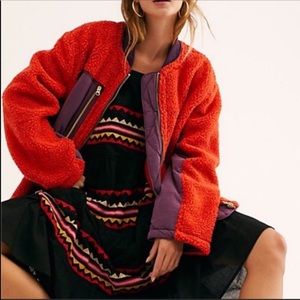 We the Free Rivington oversized Sherpa jacket